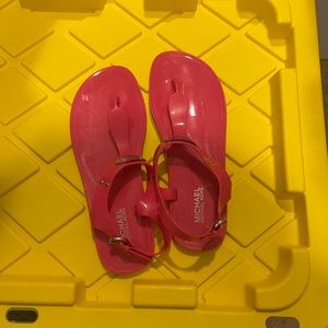 Pink Michael Kor sandals